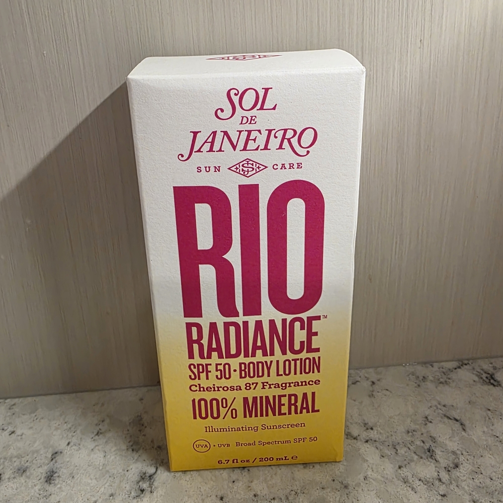 Sol de Janeiro Rio Radiance SPF 50 Body Lotion - Yellow NIB - Picture 3 of 8